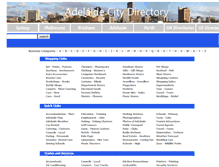 Tablet Screenshot of adelaide-city-directory.com.au
